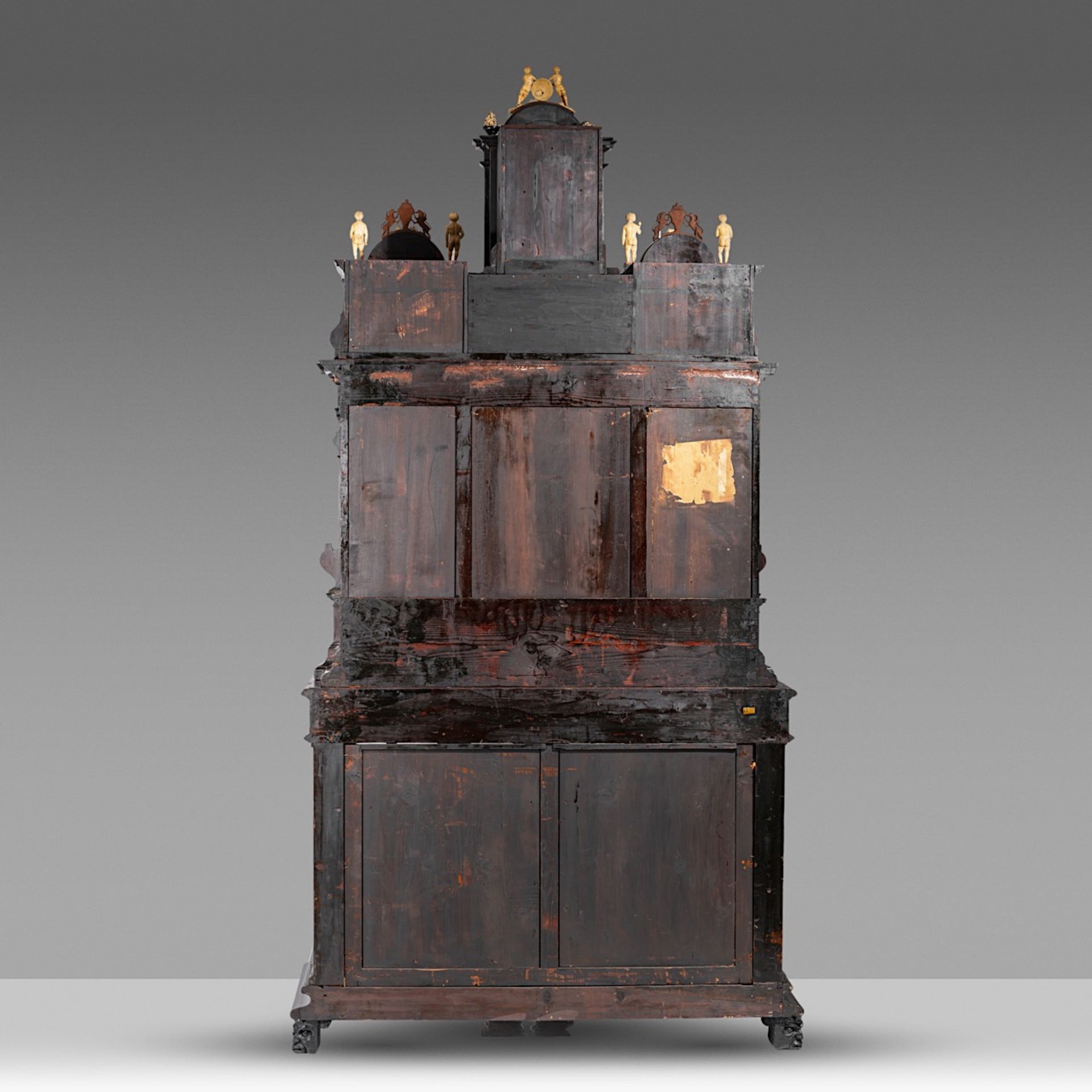 PREMIUM LOT - An impressive and exceptional 19thC architecturally designed baroque cabinet veneered - Image 4 of 24