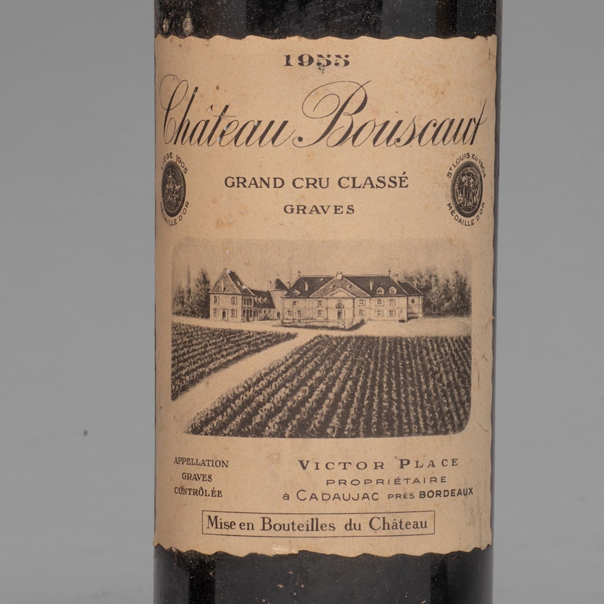 A various collection of wines: one bottle 'Chateau Montrose', 1929, one bottle 'Chateau Bouscaut', 1 - Image 3 of 8