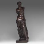Auguste Delafontaine (1813-1892), patinated bronze sculpture of the Venus of Milo, after the Antique