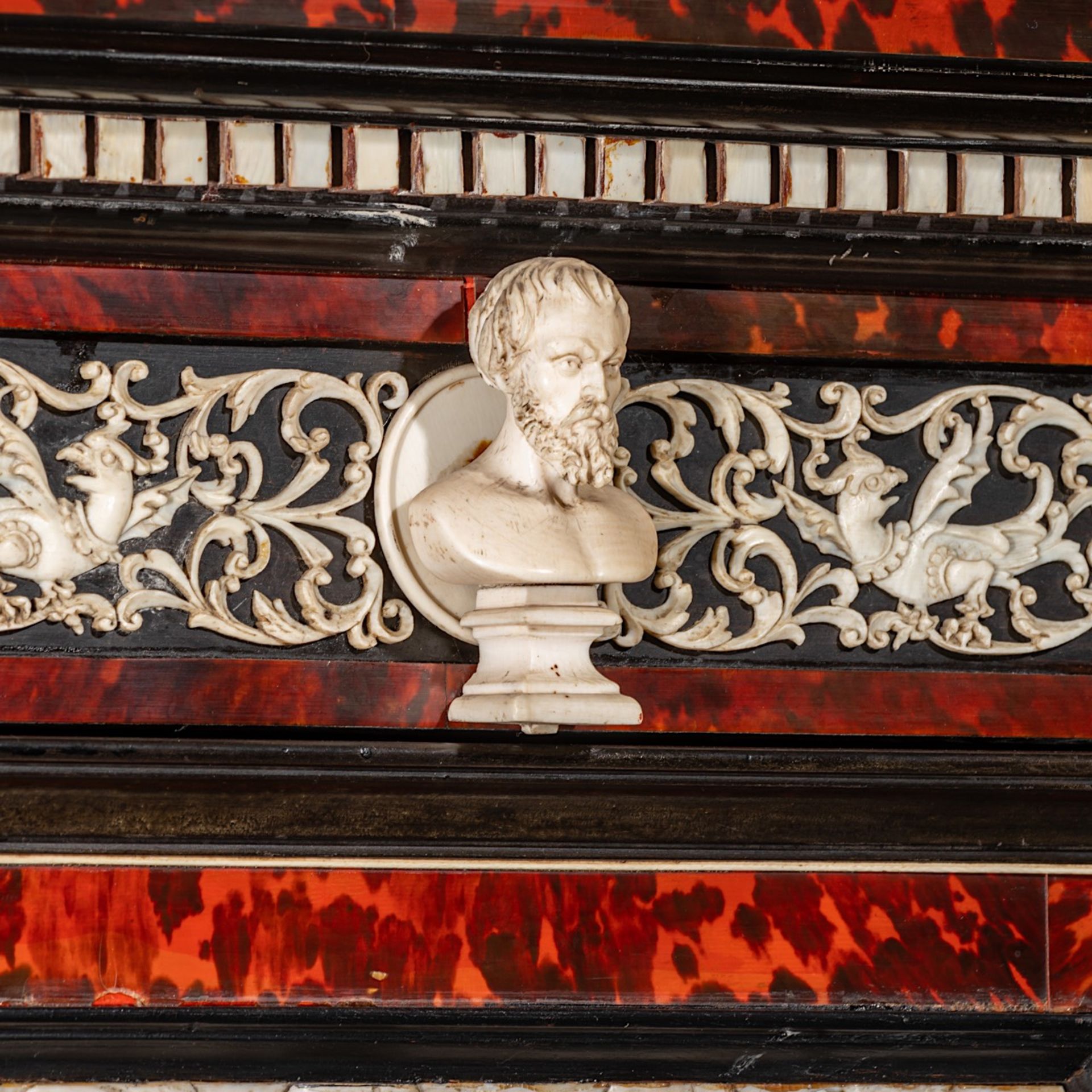 PREMIUM LOT - An impressive and exceptional 19thC architecturally designed baroque cabinet veneered - Image 16 of 24
