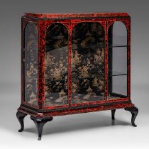 An exceptional Art Deco period tortoiseshell display cabinet, in the Maison Franck manner, H 110 - W