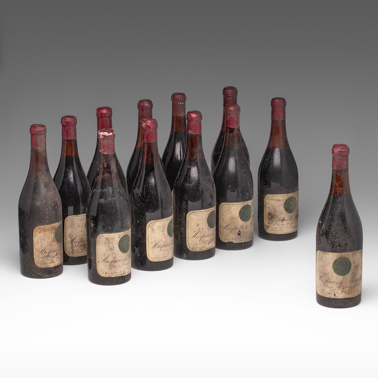 A collection of 12 bottles 'Hospices de Beaune', Cuvee Guigone de Salins, bottled by 'Vandermeulen D