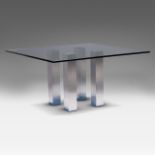 A DRAENERT 1210-E Grande dinner table, 2008, 140 x 140 x 74 cm