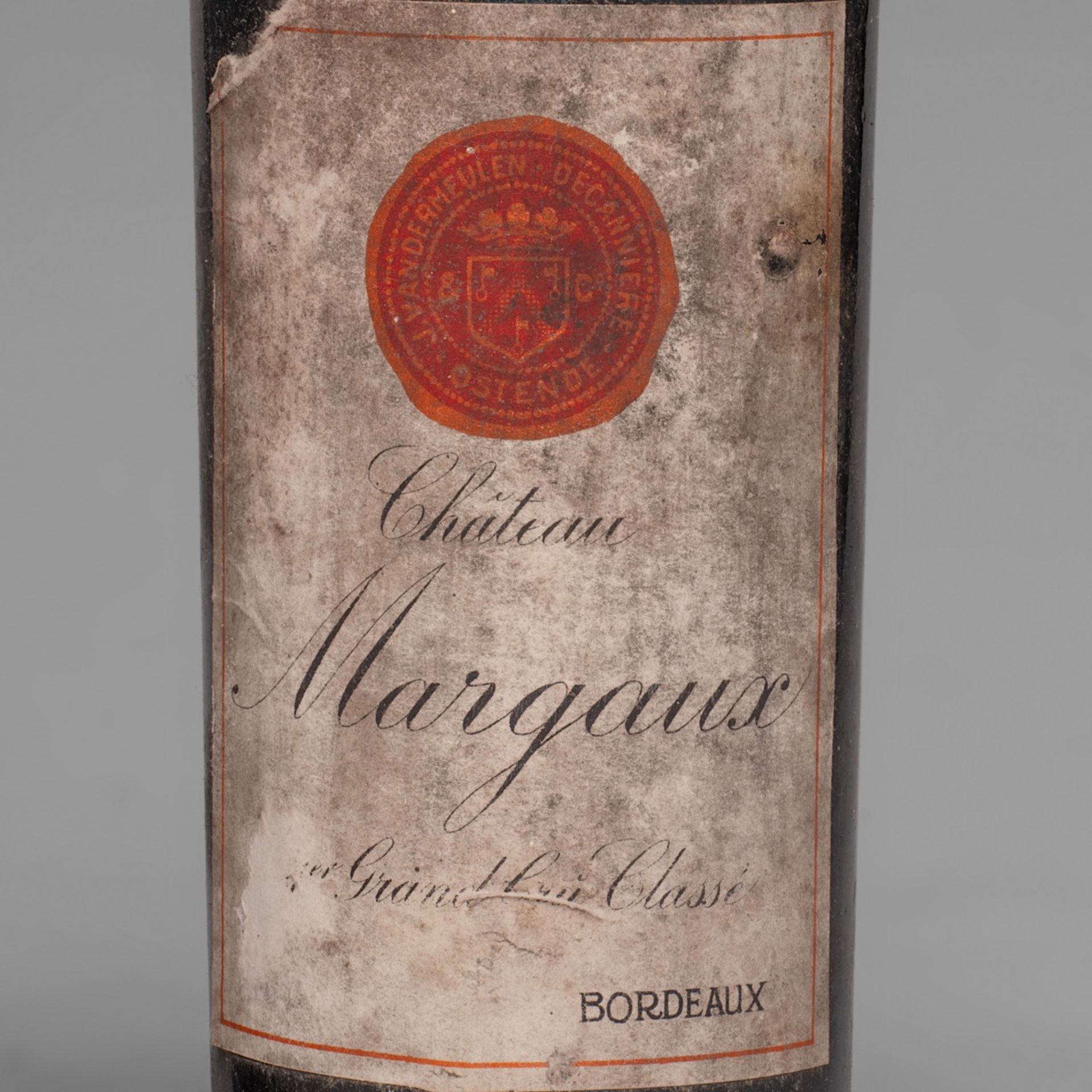 Two bottles 'Chateau Margaux', 1er Grand Cru Classe, 1947, bottled by J. Vandermeulen-Decanniere, Os - Image 5 of 5