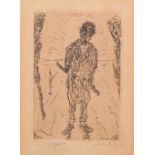 James Ensor (1860-1949), 'The Scoundrels' ('Les Sacripants'), 1896, etching on simili Japon 11.6 x 7