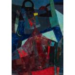 Jeanne Portenart (1911-1992), 'Le Magicien', 1958, oil on board 100 x 70 cm. (39.3 x 27.5 in.)