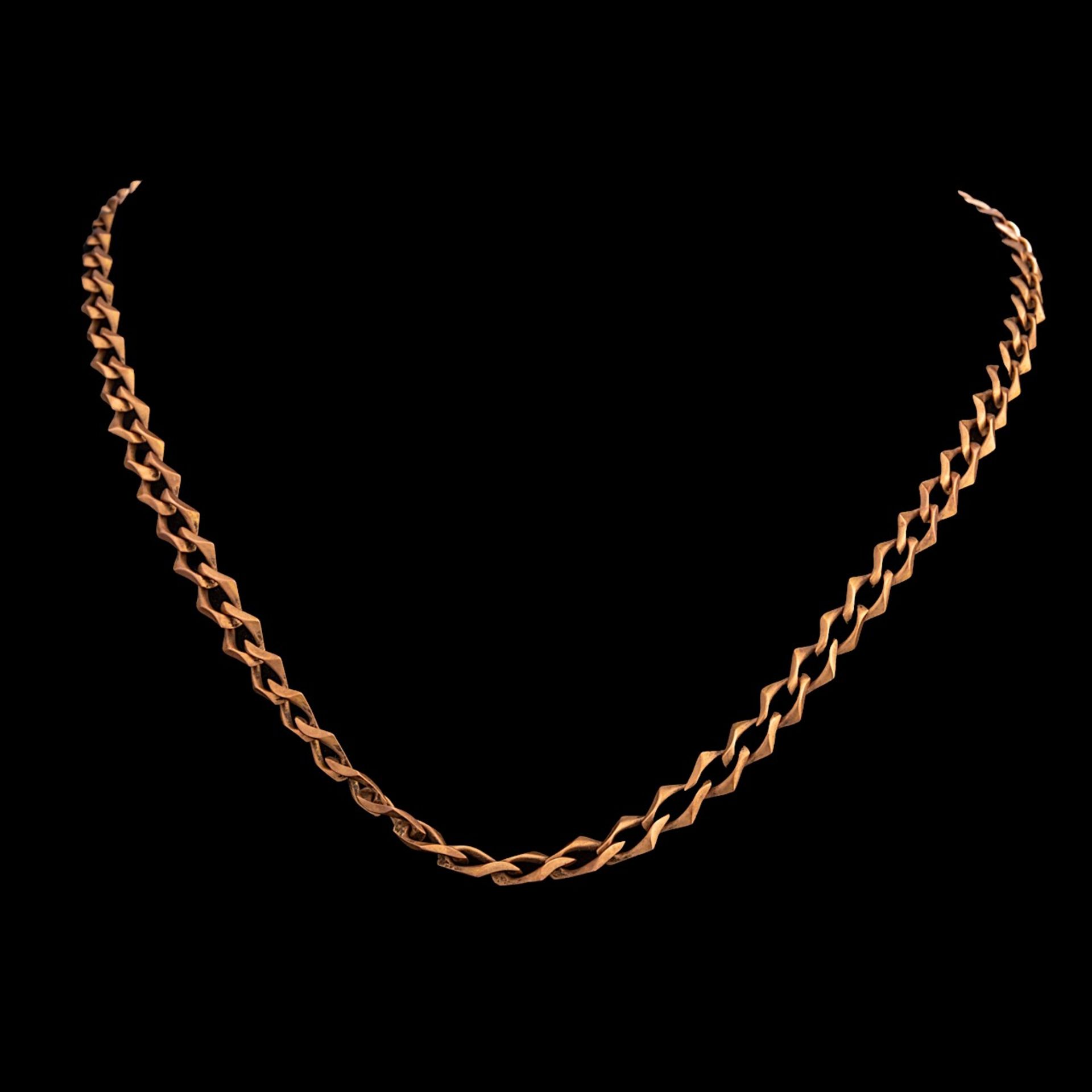 Three 18ct gold watch chains, total weight 71 g. - Image 6 of 6