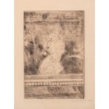 James Ensor (1860-1949), 'Bust' ('Buste'), 1887, drypoint on simili Japon 13 x 8.9 cm. (5.1 x 3 1/2