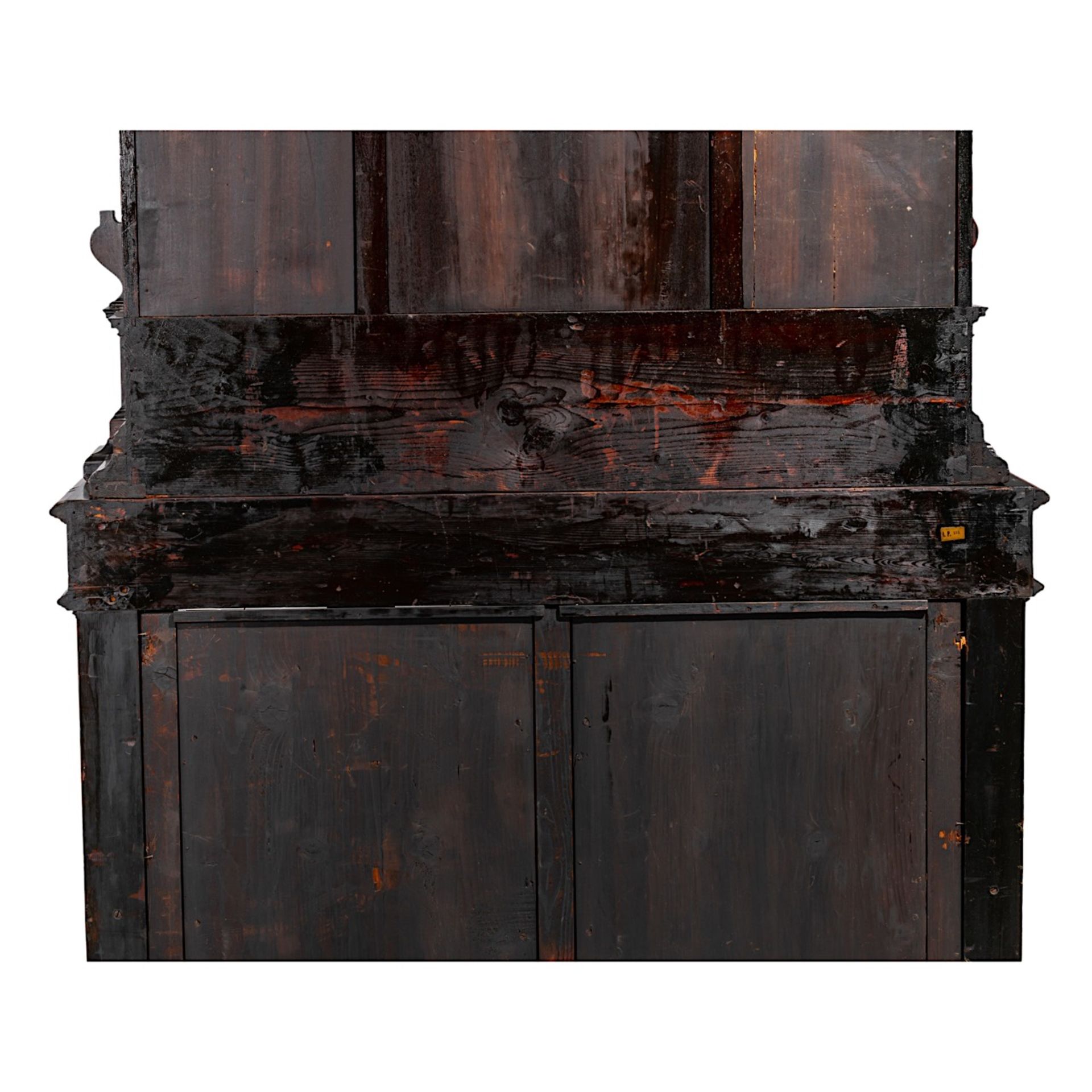 PREMIUM LOT - An impressive and exceptional 19thC architecturally designed baroque cabinet veneered - Image 22 of 24