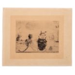 James Ensor (1860-1949), 'Peculiar Insects' ('Insects Singuliers'), (1888), drypoint on simili Japon