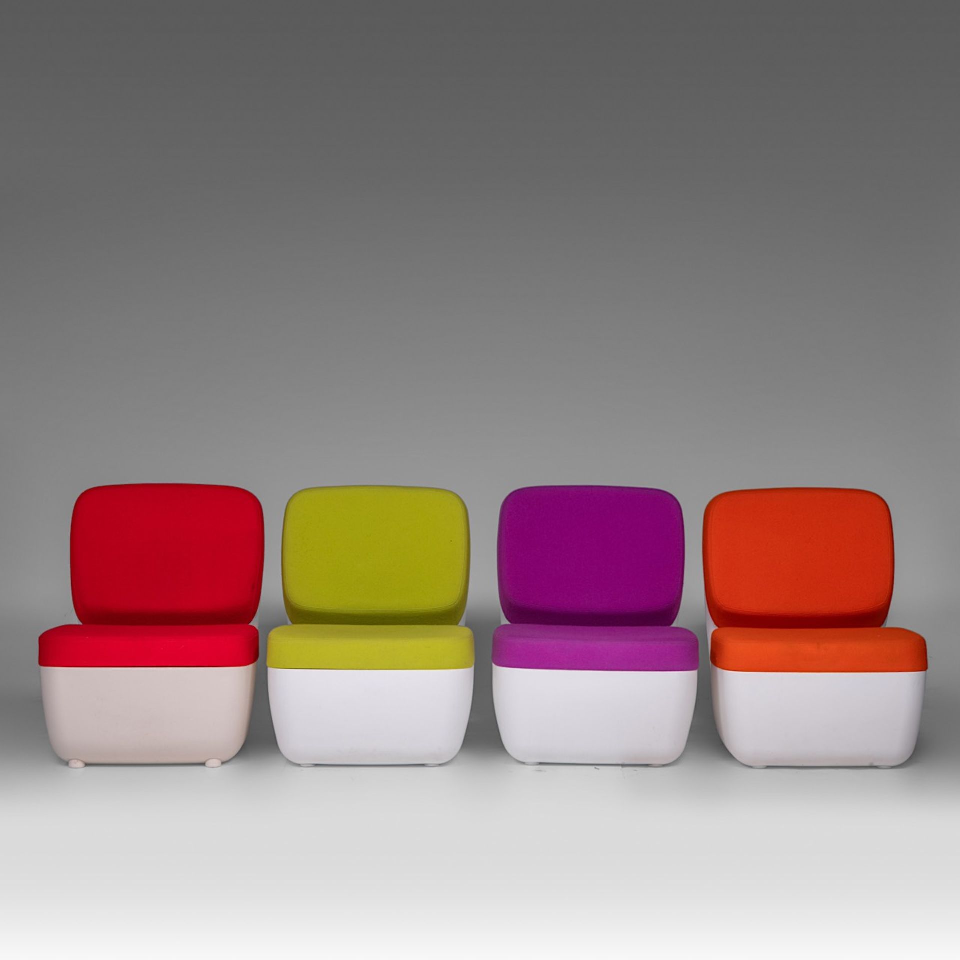 A set of four Nimrod chairs by Marc Newson for Magis, Italy (2009), H 77 - W 62 cm - Image 4 of 14