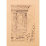 James Ensor (1860-1949), 'The Haunted Furniture' ('Le Meuble Hante'), 1888, etching on simili Japon,