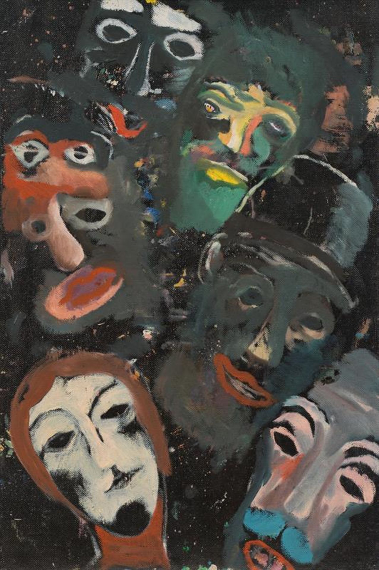 Friedrich Aduatz: "Masken"