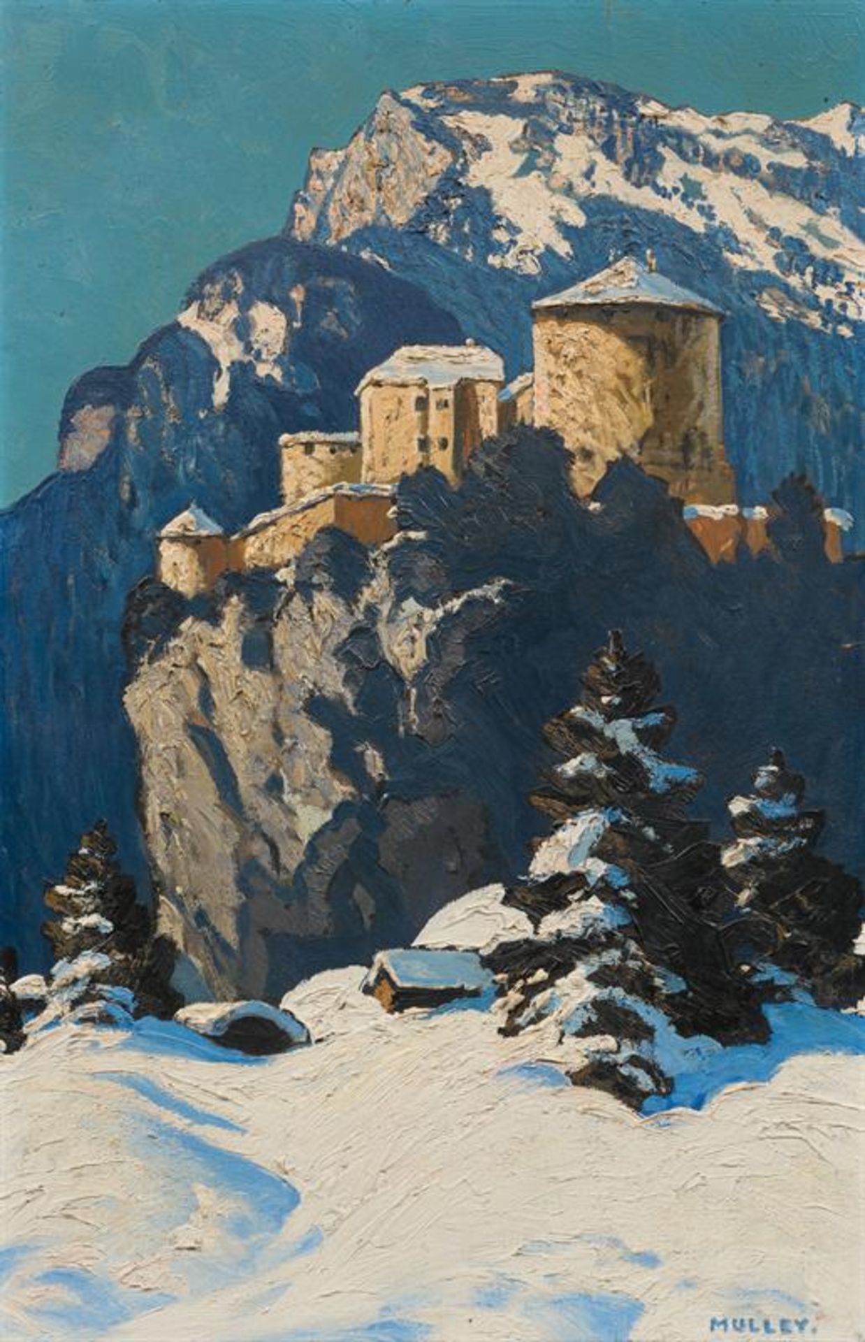 Oskar Mulley: Festung Kufstein im Winter