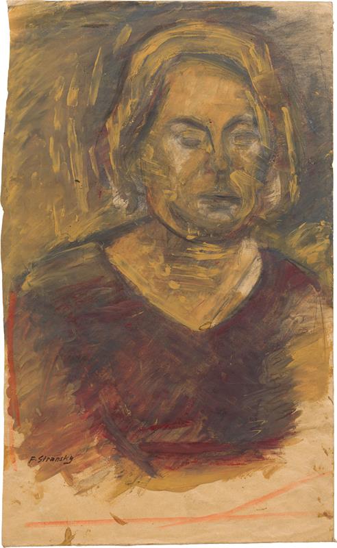 Ferdinand Stransky: Portrait of a woman