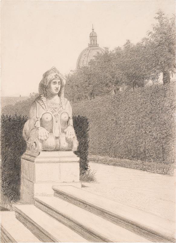 Friedrich König: Sphinx in the Belvedere Garden