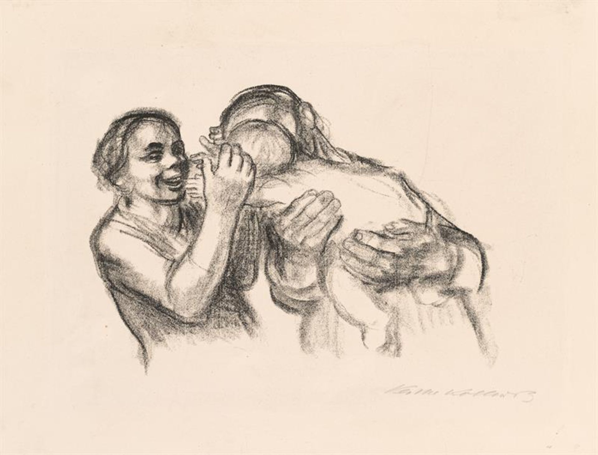 Käthe Kollwitz: Parents with child (final version)