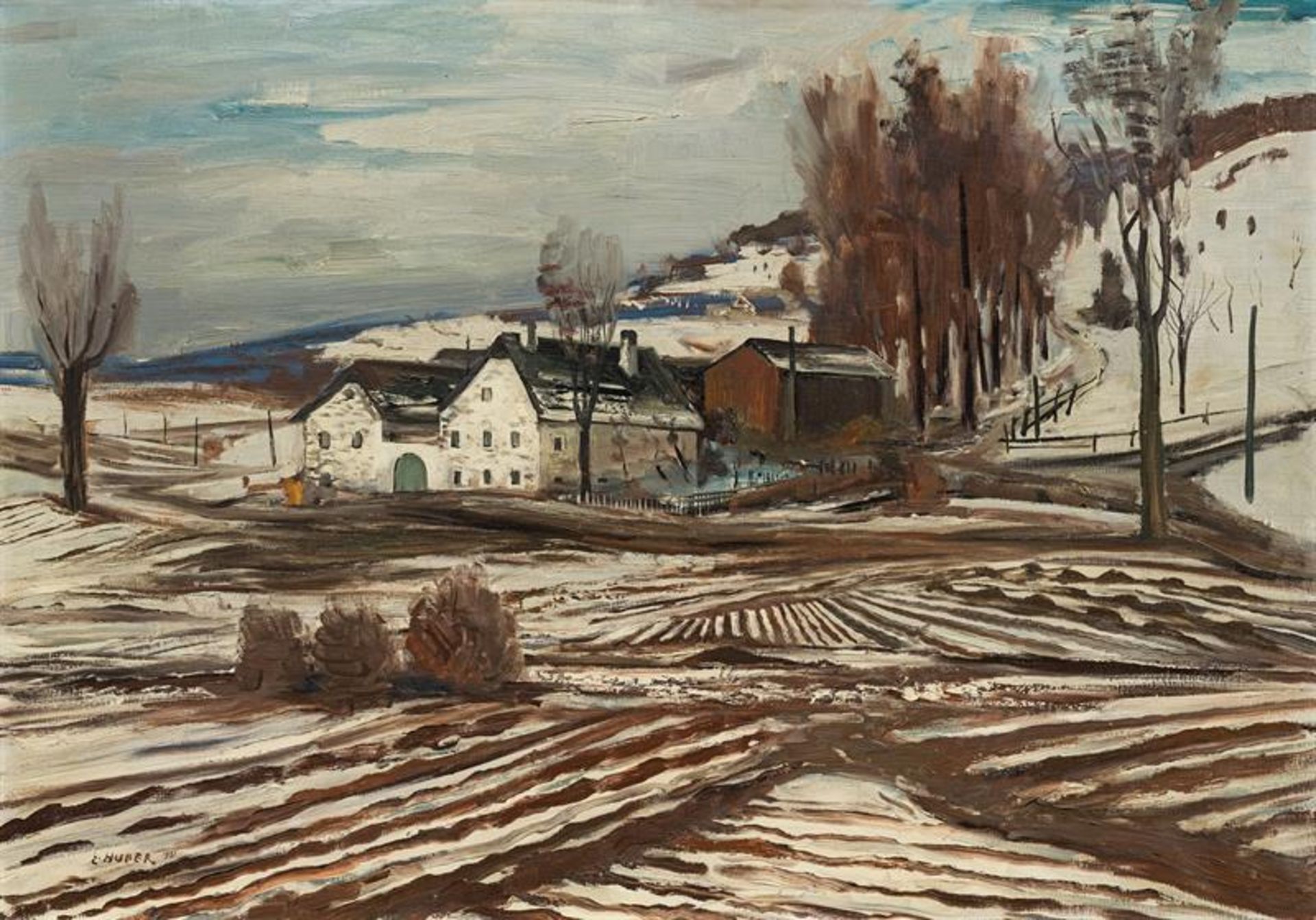 Ernst Huber: Winter im Mühlviertel