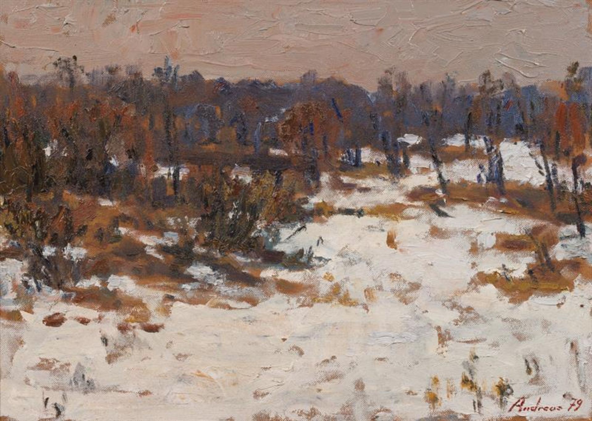 Hans Andreas: Winterlandschaft