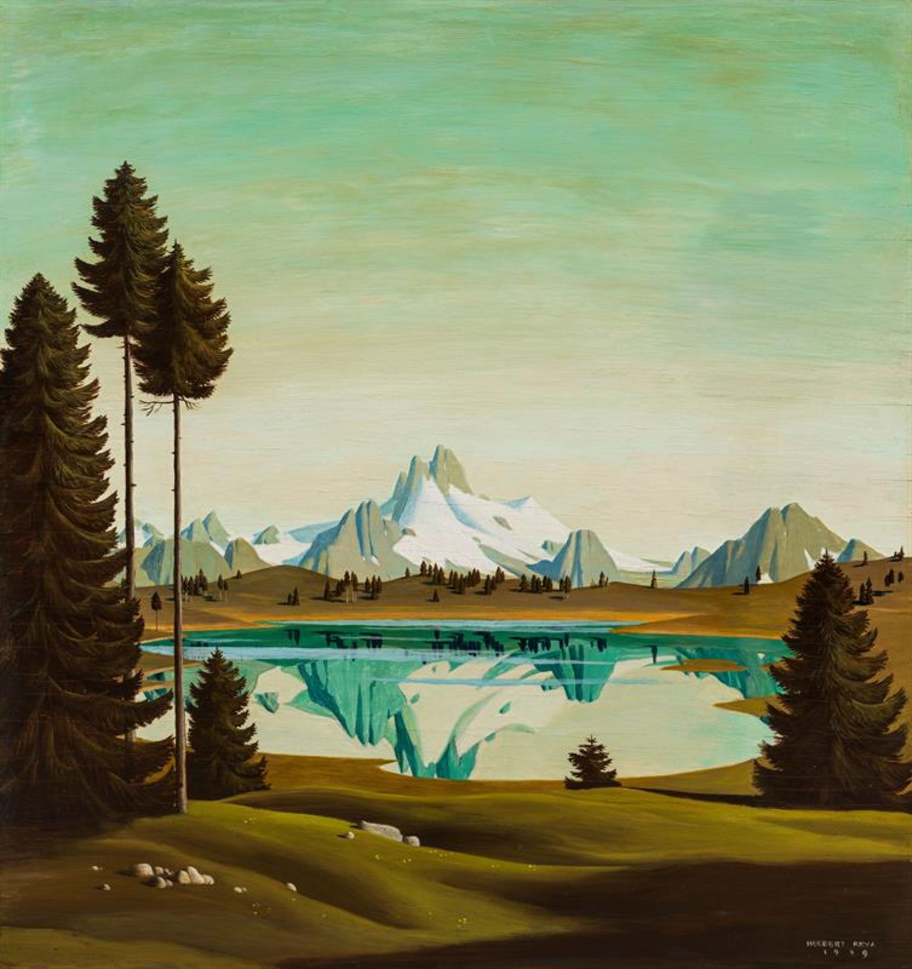 Herbert von Reyl-Hanisch: Bergseepanorama