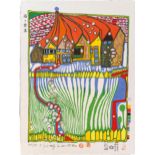 557B Friedensreich Hundertwasser: DO NOT WAIT HOUSES - MOVE