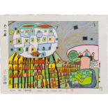 906A Friedensreich Hundertwasser: DIE KATZE VON MU