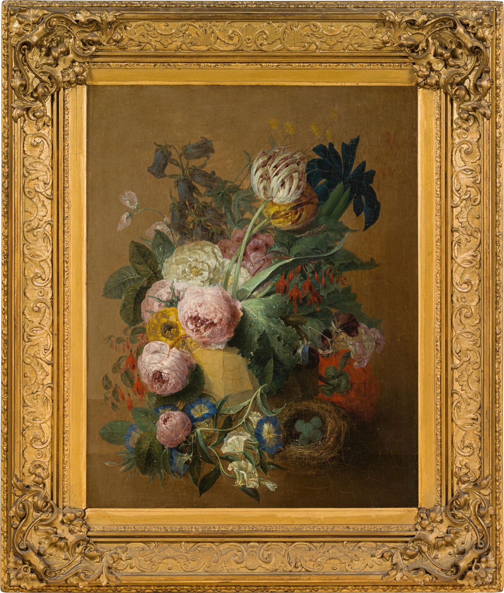 Artist of the 18th century: Floral still life - Image 2 of 2