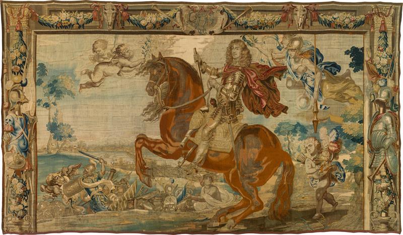 Studio of Michiel Wauters : King Charles II. of England on Horseback - Image 2 of 2