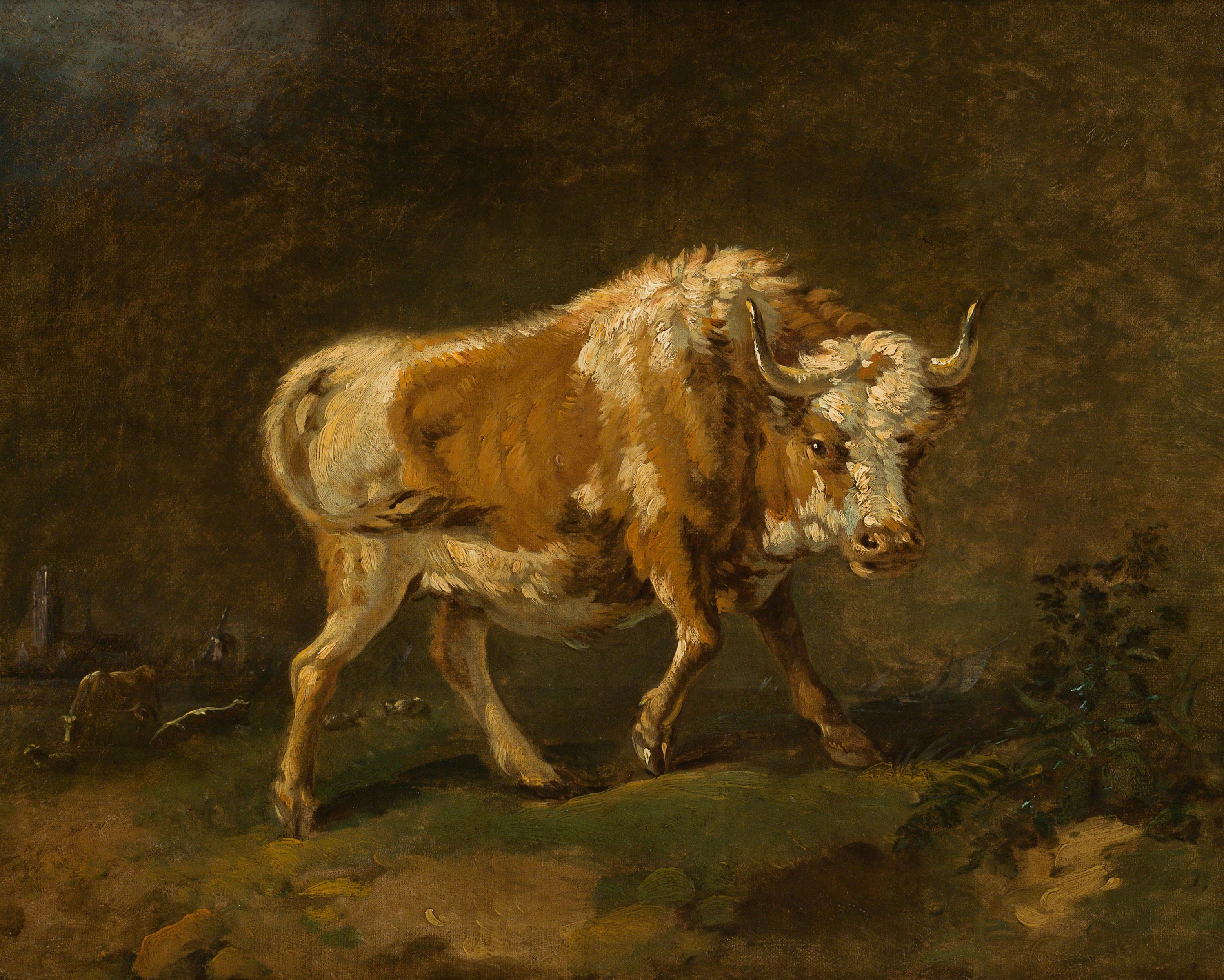 Attributed to Constant Troyon : Cattle on pasture