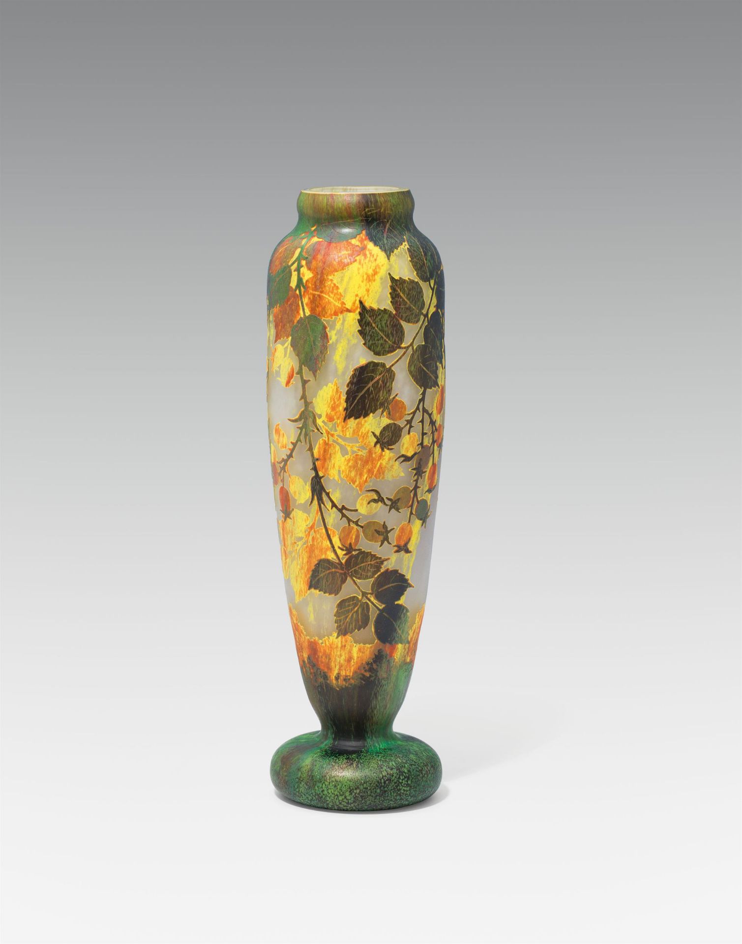 Daum Nancy: Vase "Églantier"