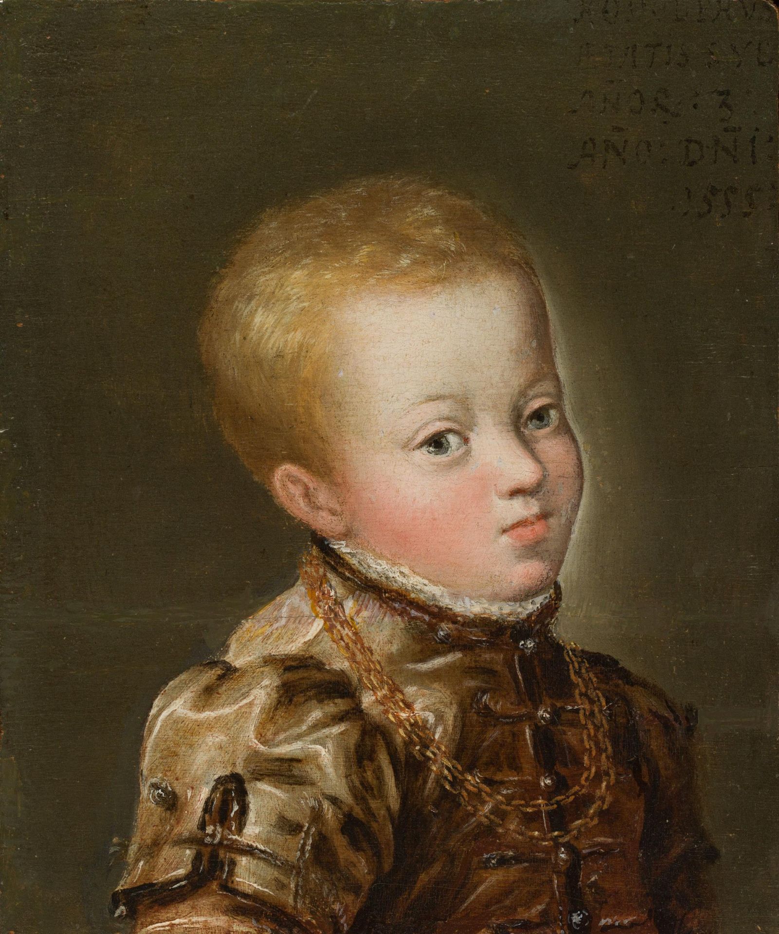 Jakob Seisenegger Umkreis: Bildnis Kaiser Rudolf II. im Alter von drei Jahren