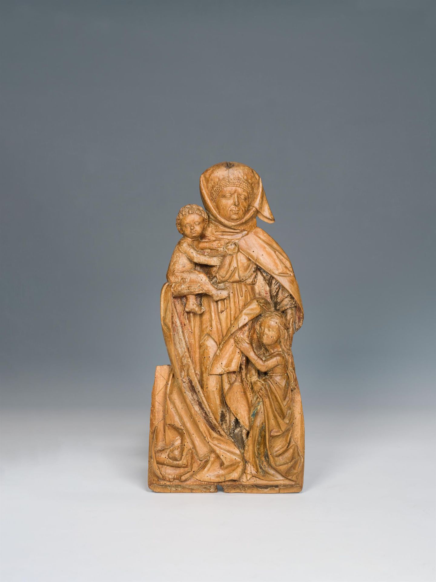 Relief "The Madonna and the Child in the lap of St. Anne"
