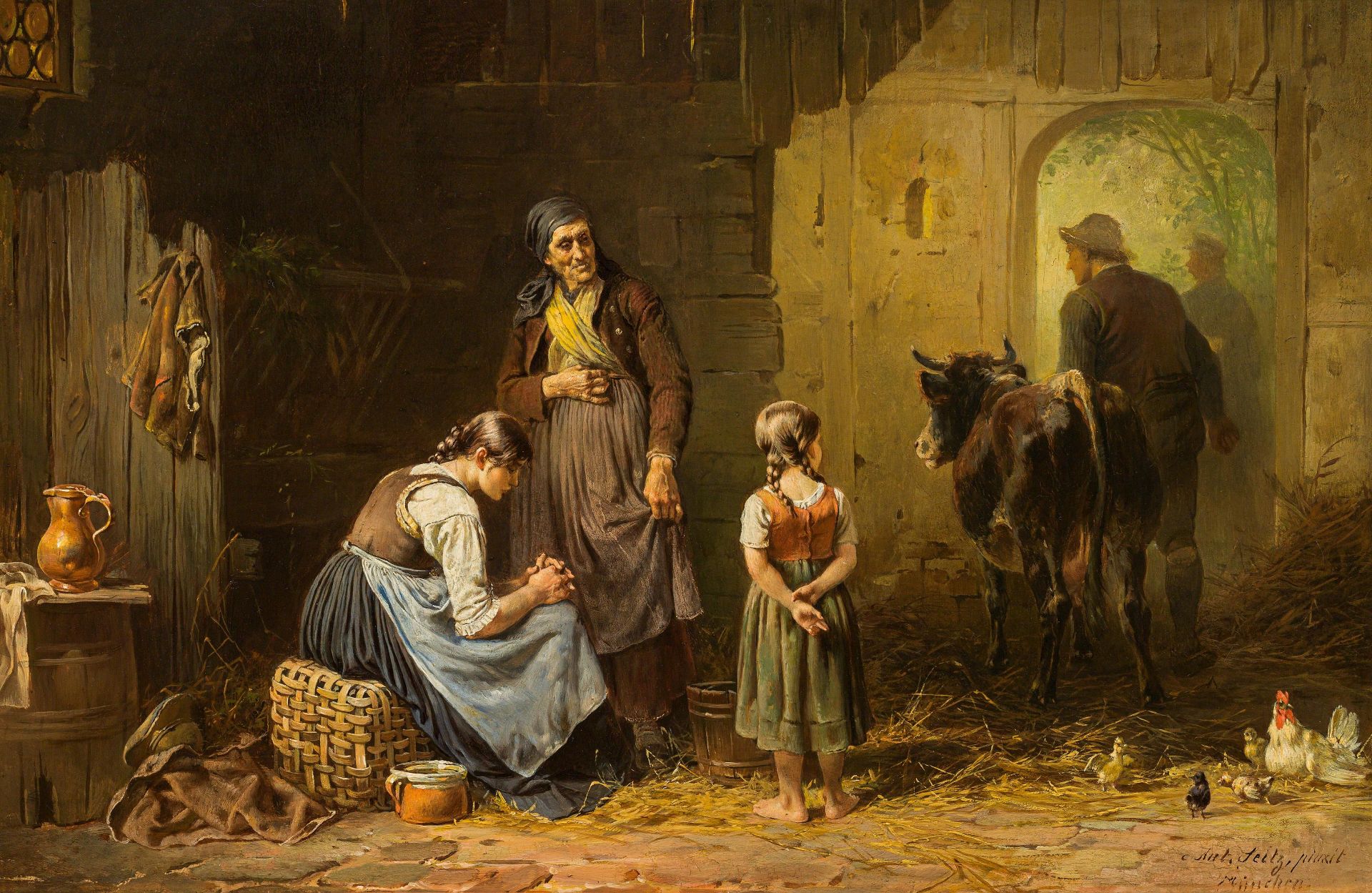 Anton Seitz: The poor peasant family