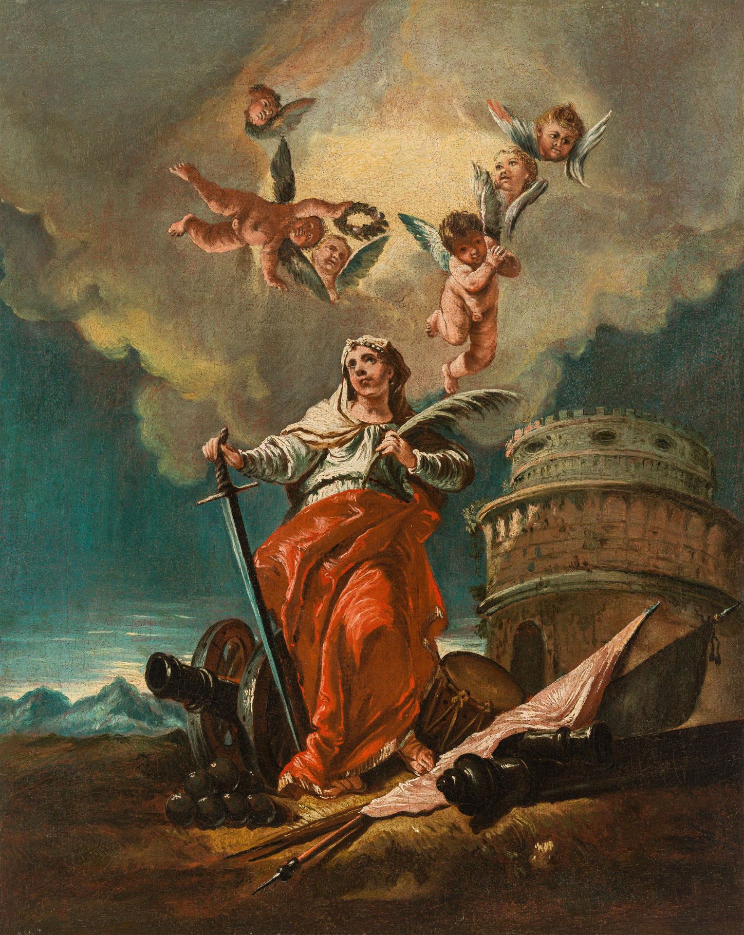 Francesco Fontebasso: Heilige Barbara