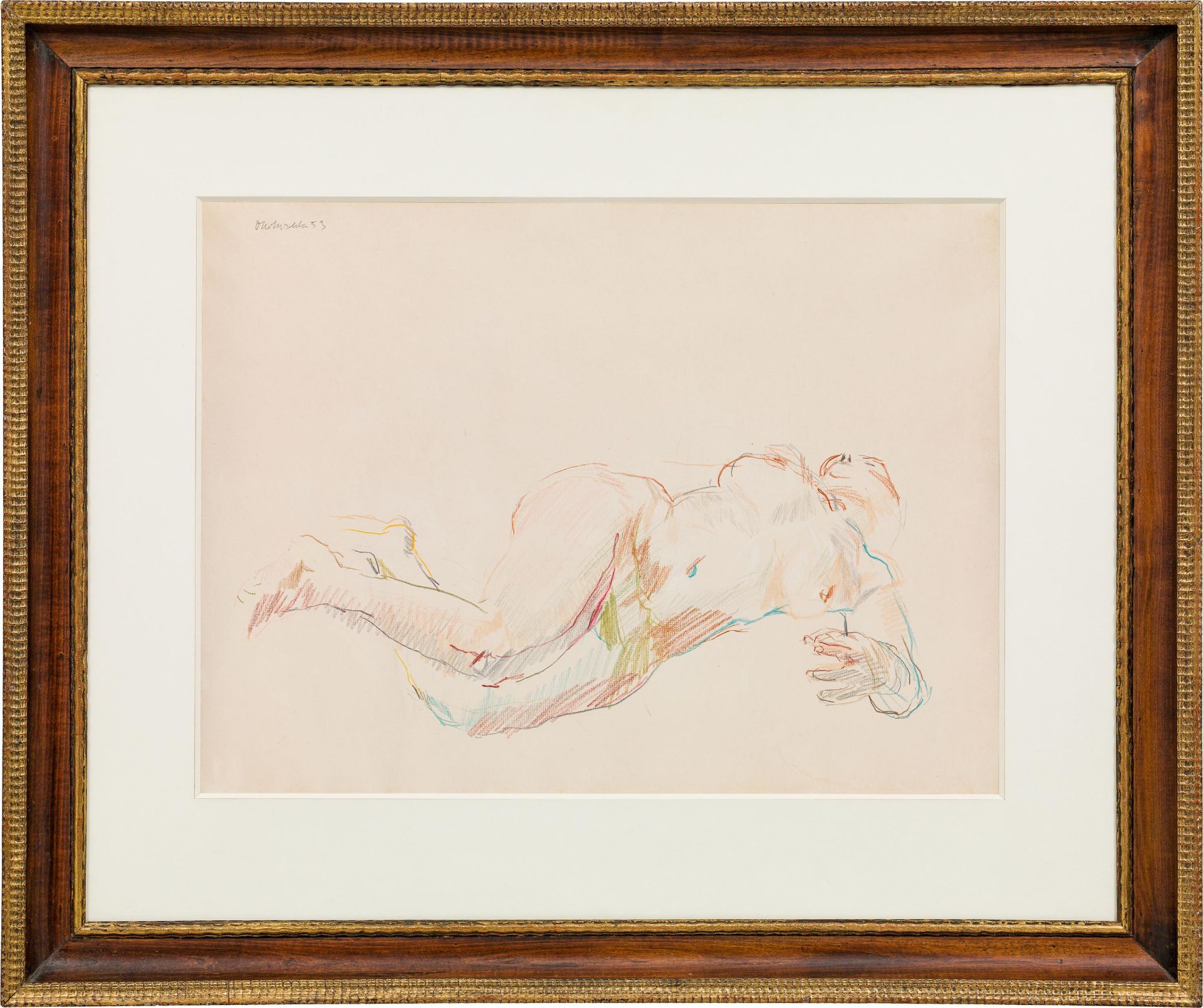 Oskar Kokoschka: Lying nude - School of Seeing - Image 3 of 3