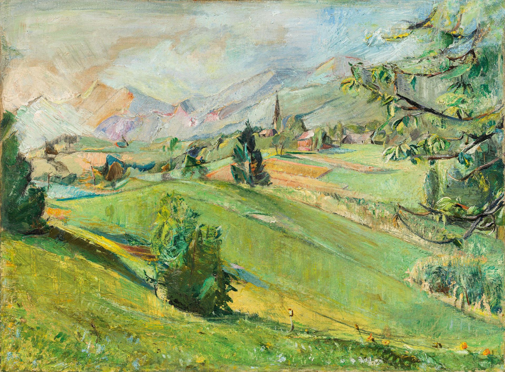 Anton Mahringer: Sommertag in Kärnten