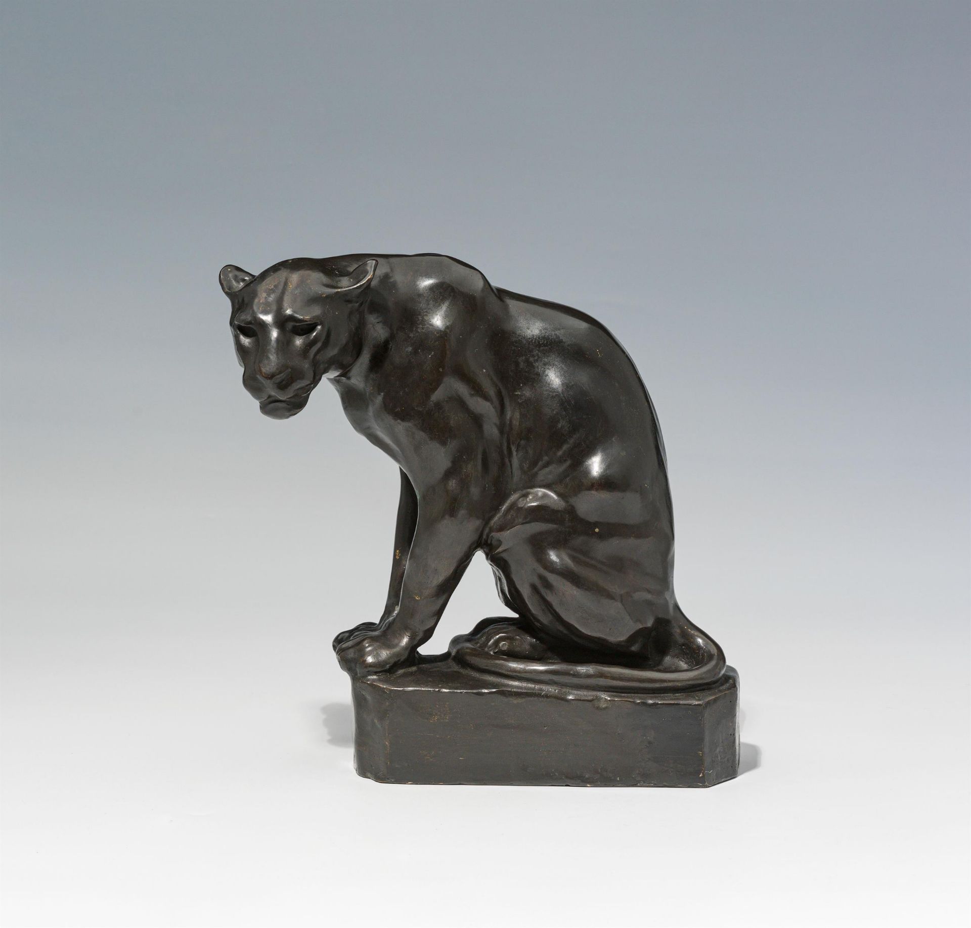 Franz Barwig: Sitzender Panther