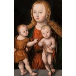 Lucas Cranach der Ältere Werkstatt: Madonna mit Kind und Johannesknaben