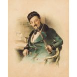 Friedrich Heinrich Zeller: Bildnis eines Pfeife rauchenden Herren