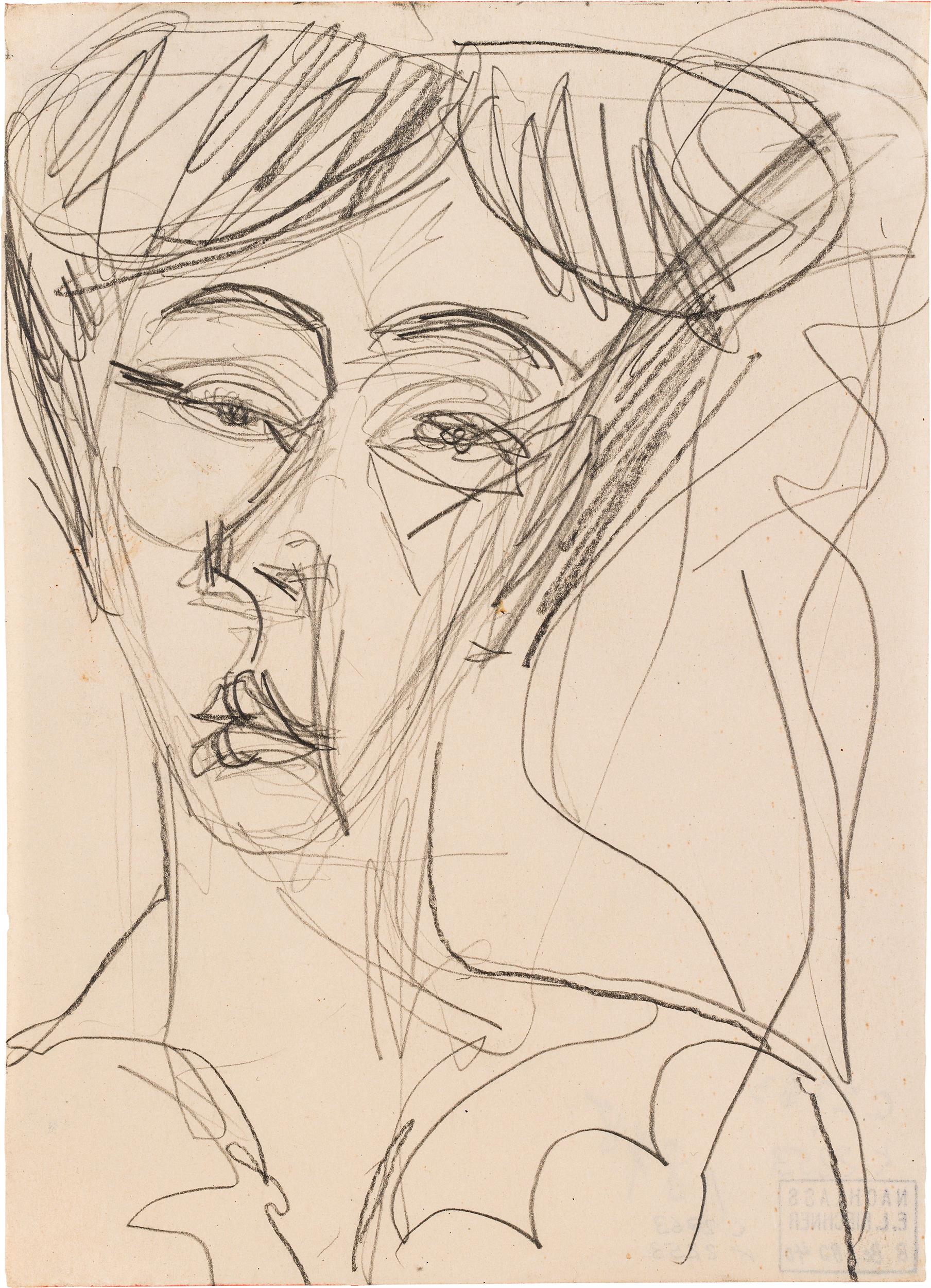 Ernst Ludwig Kirchner: Head of a woman (Ms Dr. Ludwig Binswanger)