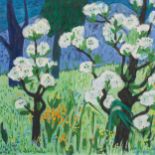 Gerhild Diesner: Blühende Magnolienbäume