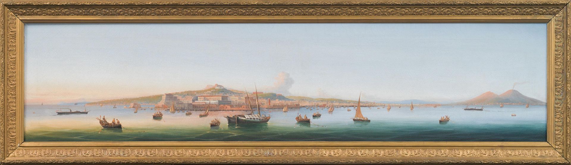 Attributed to Girolamo Gianni : View of Naples - Image 3 of 3