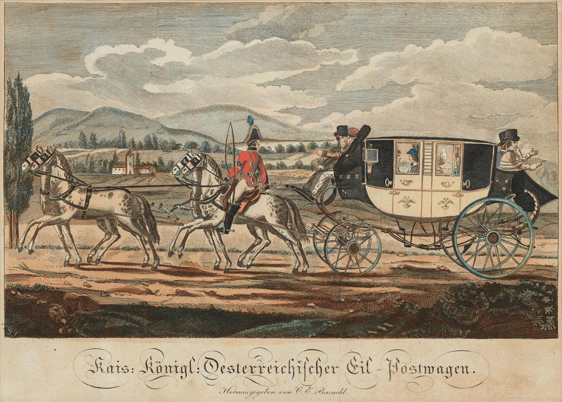 Carl Eduard Rainold (Hrsg.): "Kais: Königl: Oesterreichischer Eil-Postwagen"
