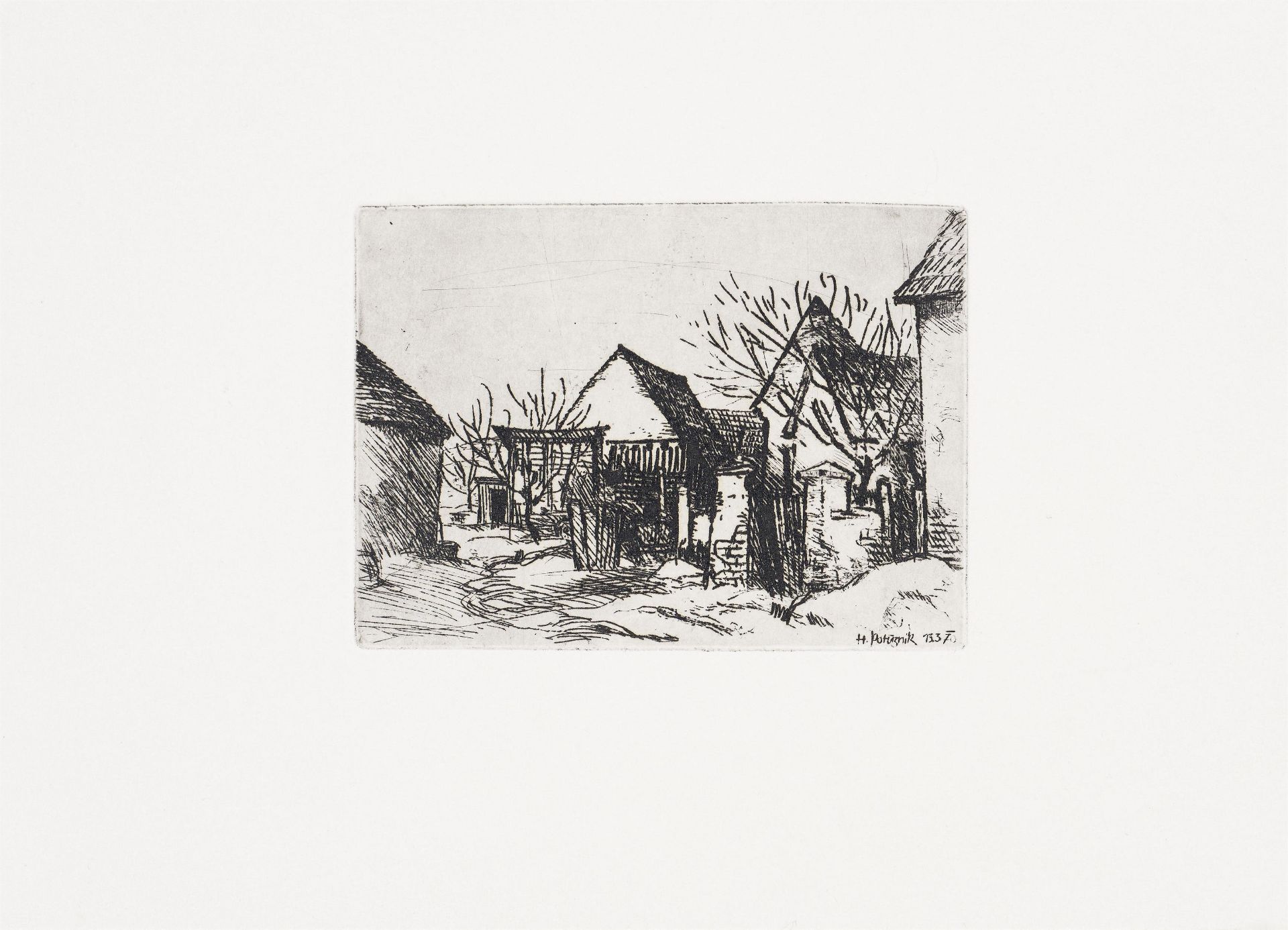 Heribert Potuznik and Georg Pevetz and  Carry Hauser et al.: Mixed lot: 29 works on paper - artists  - Image 20 of 30