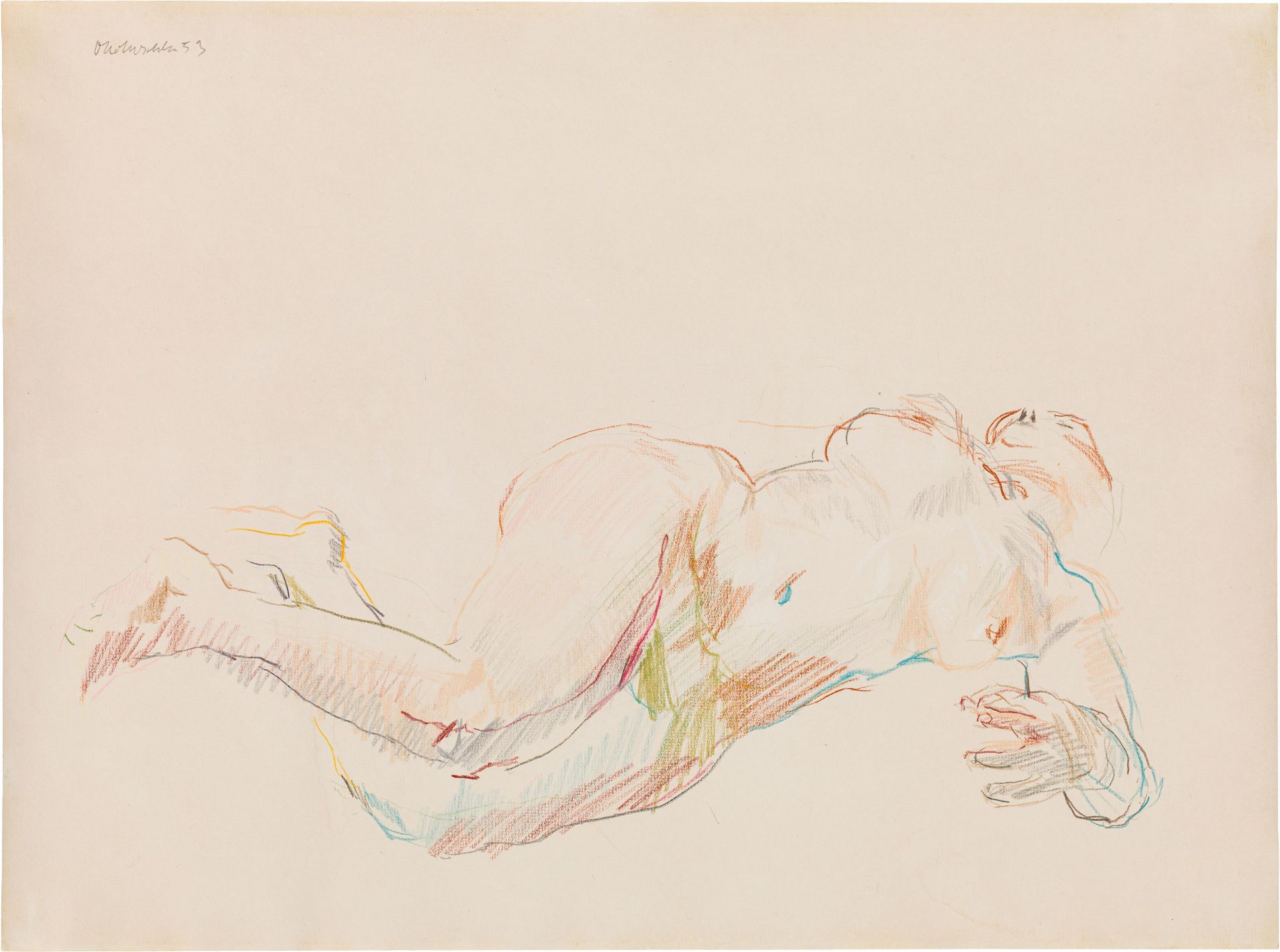 Oskar Kokoschka: Lying nude - School of Seeing