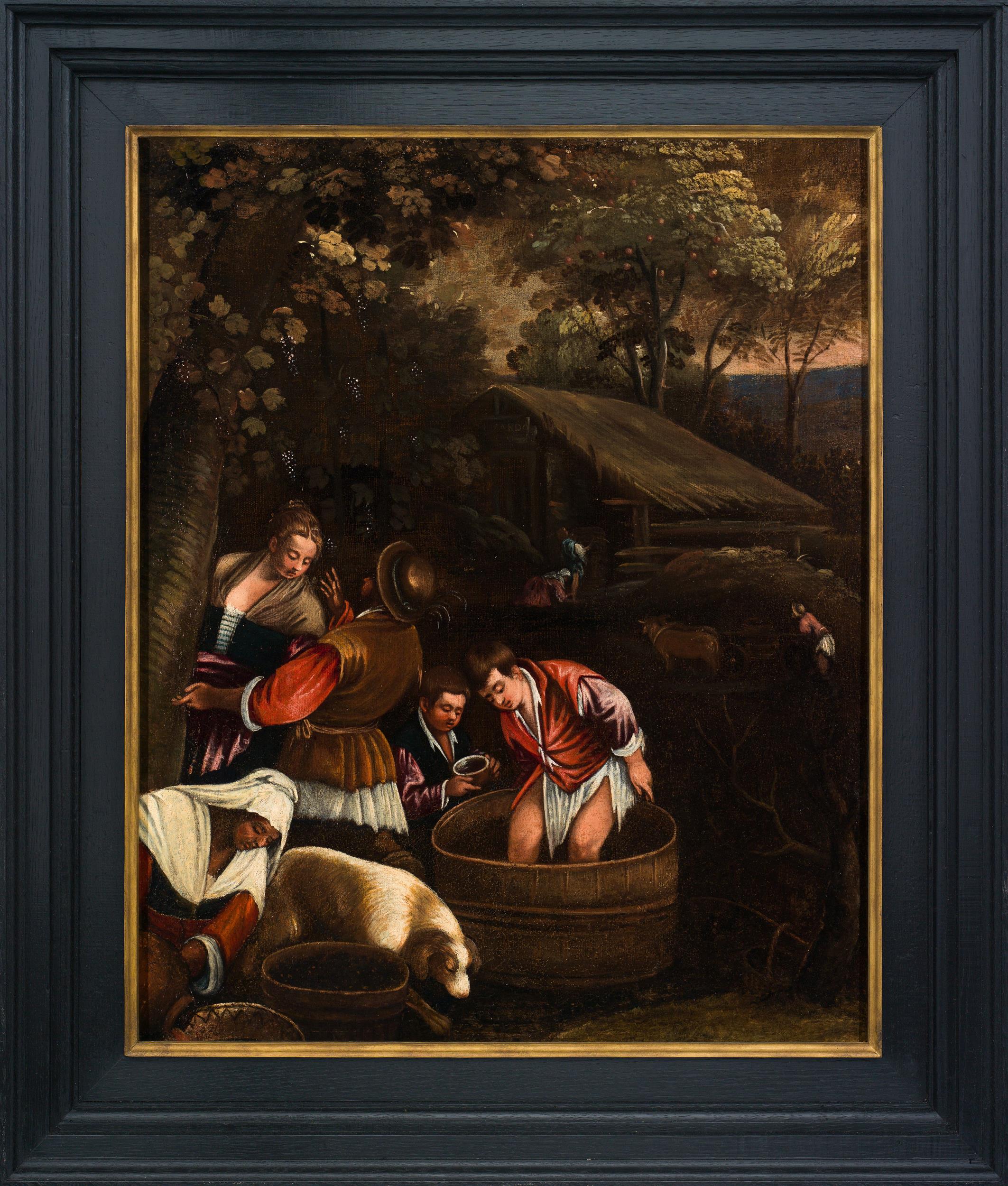 Studio of Francesco Bassano, called Francesco Bassano the Younger : Allegory of autumn - Image 2 of 2