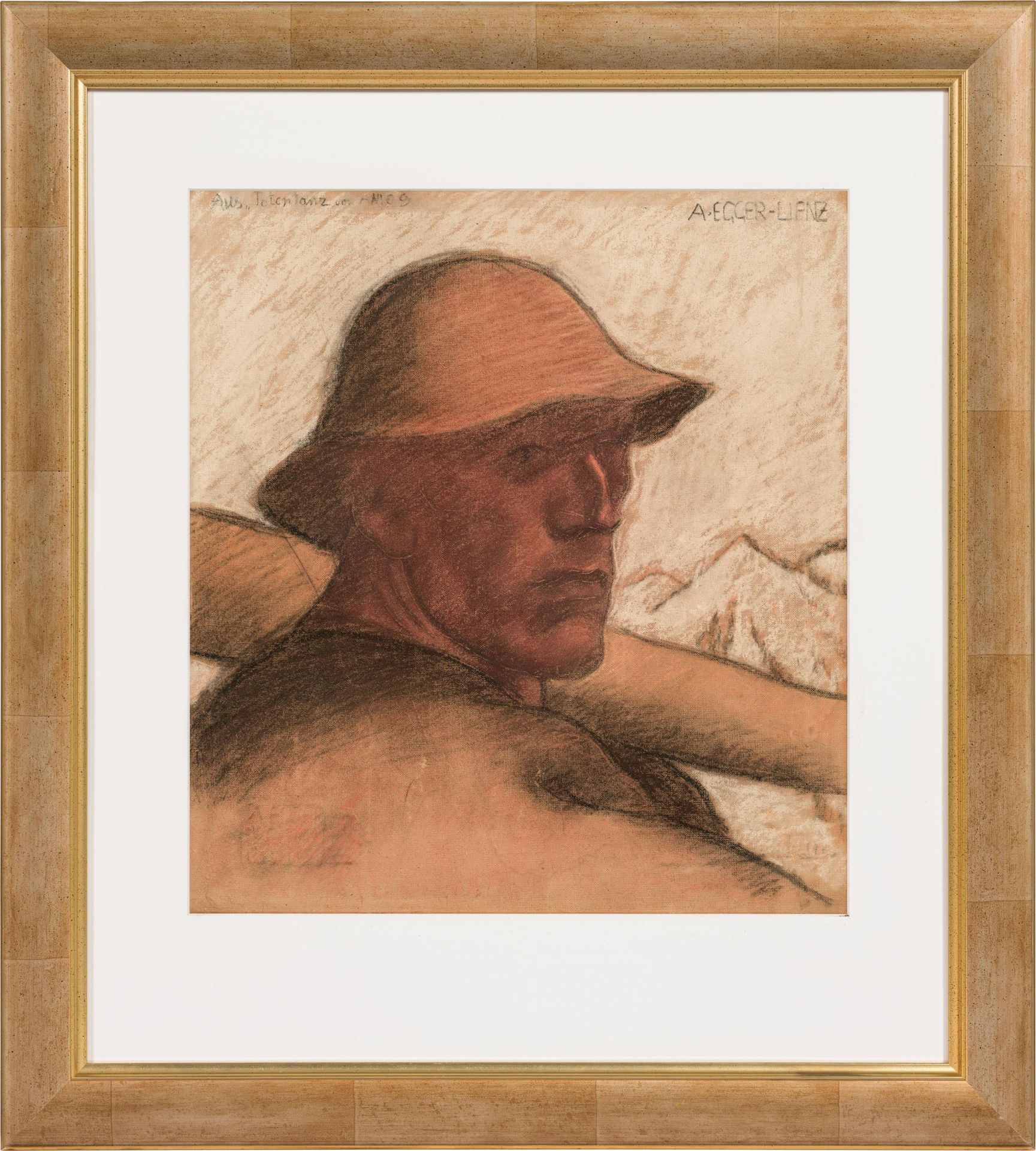 Albin Egger-Lienz: Der zweite Bauer aus Totentanz - Bild 2 aus 2