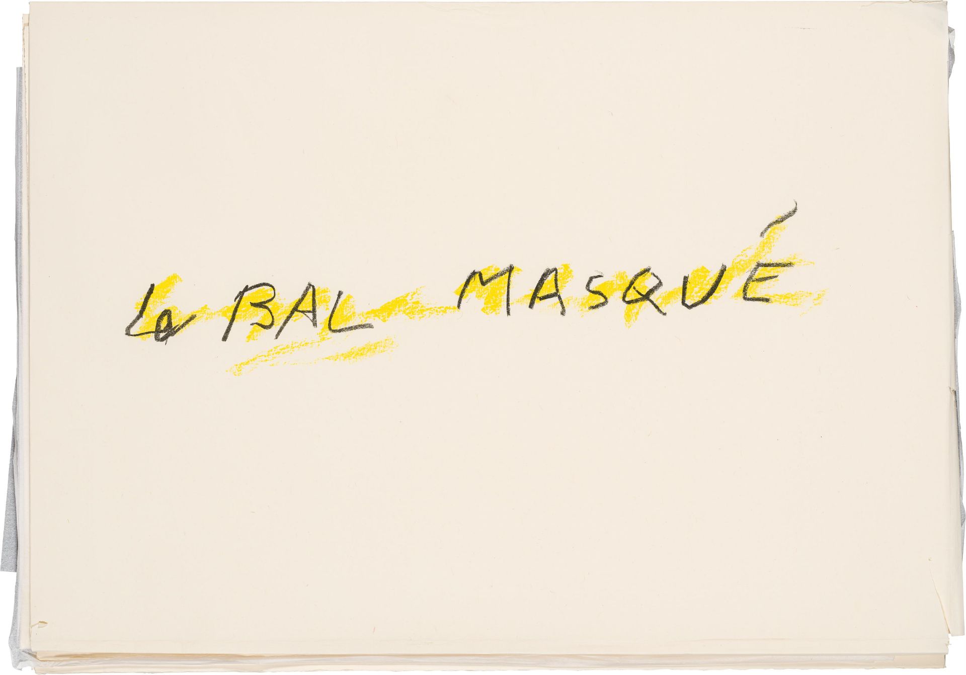 Oskar Kokoschka: Le bal masqué (case with 7 colour lithographs and 6 offset prints) - Image 9 of 17