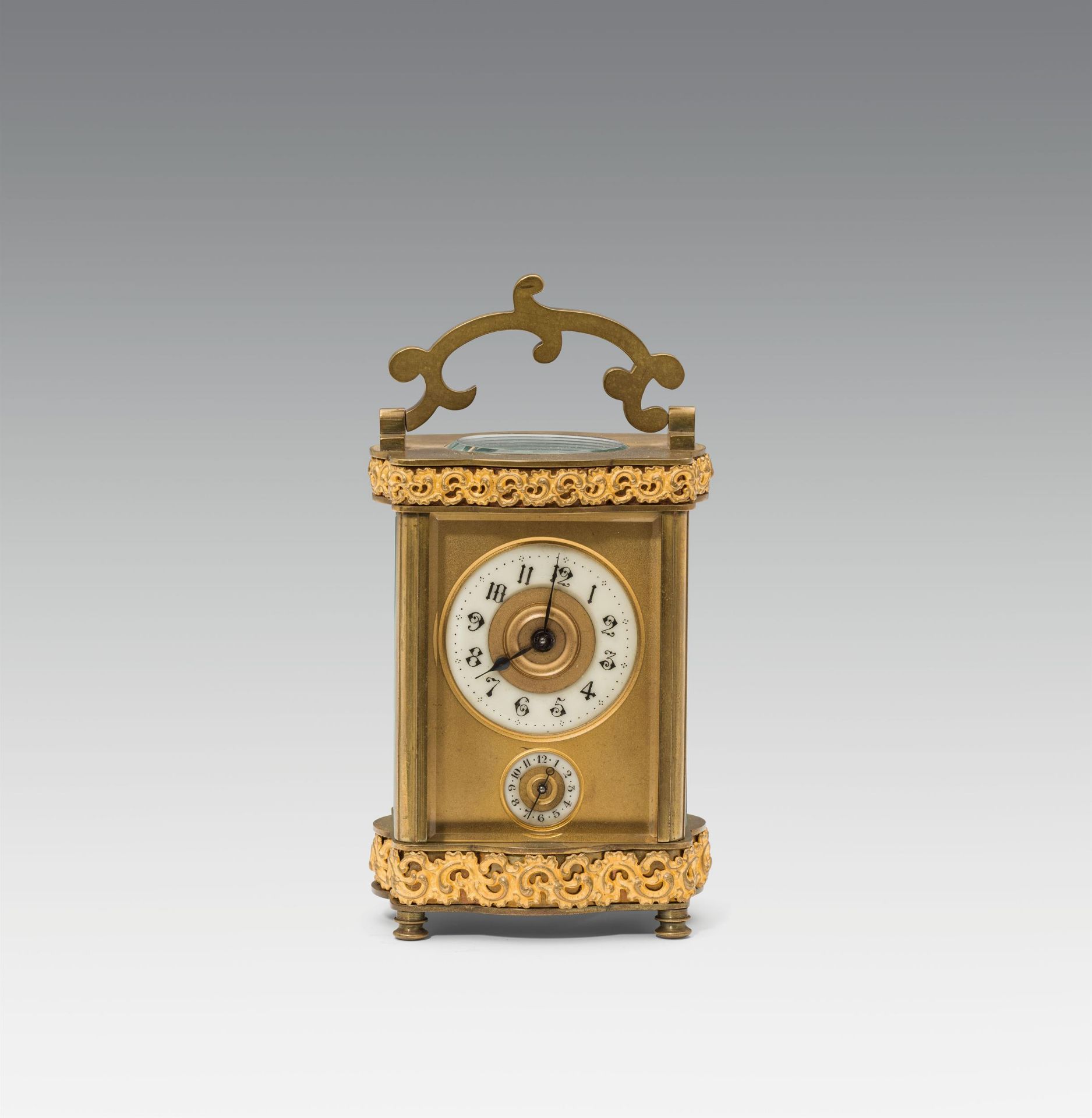 Travel clock with alarm