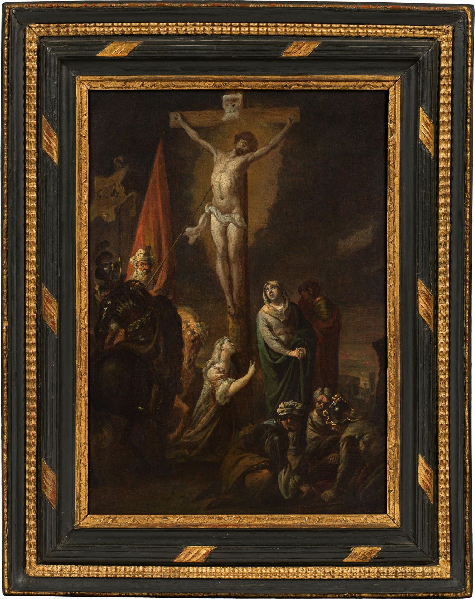 Artist of the 17th/18th century: Crucifixion of Christ - Image 2 of 2